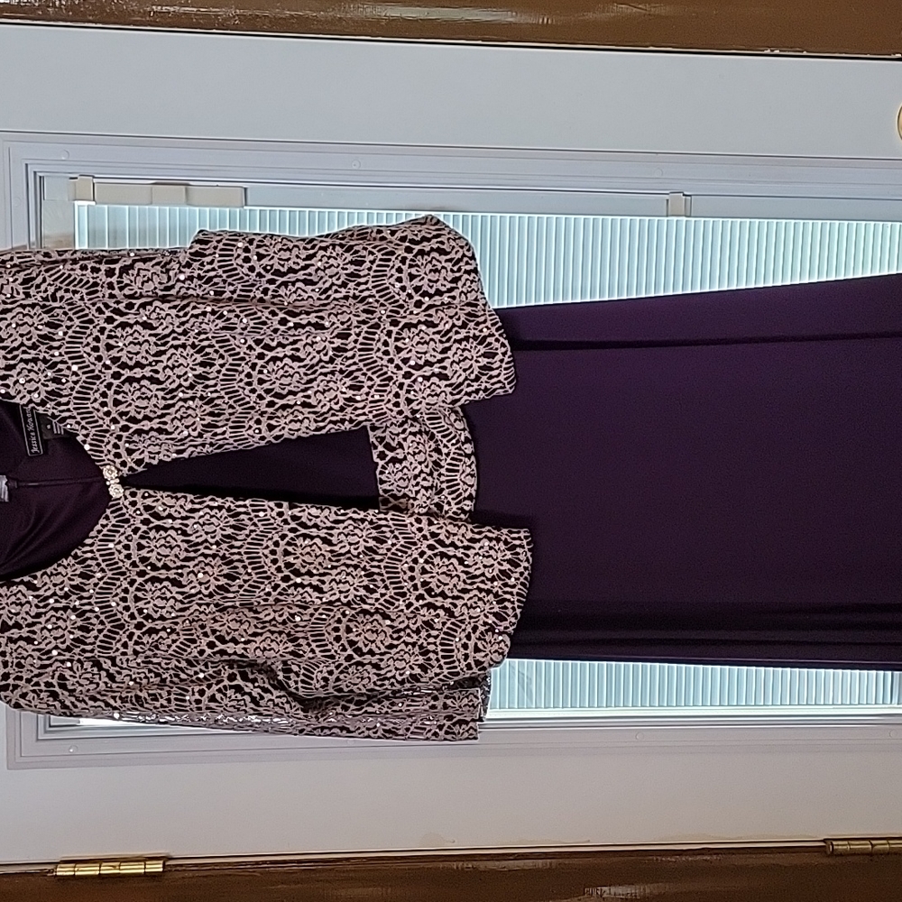 Purple dress,
